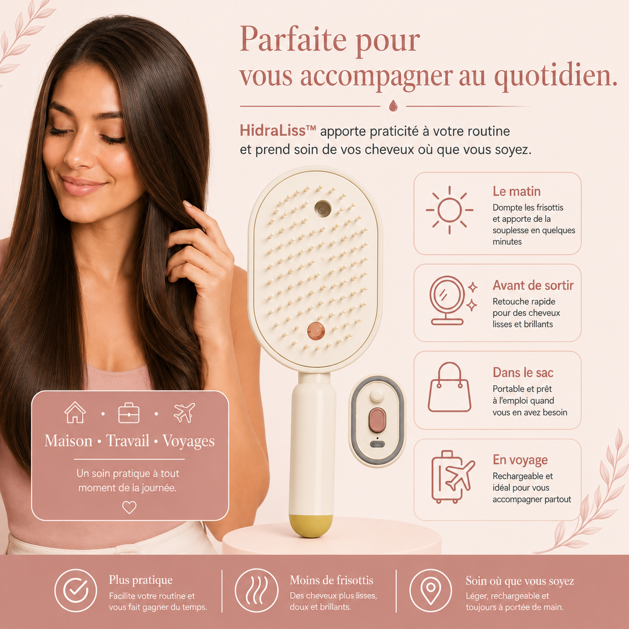 HidraLiss™ | Brosse Lissante Hydratante