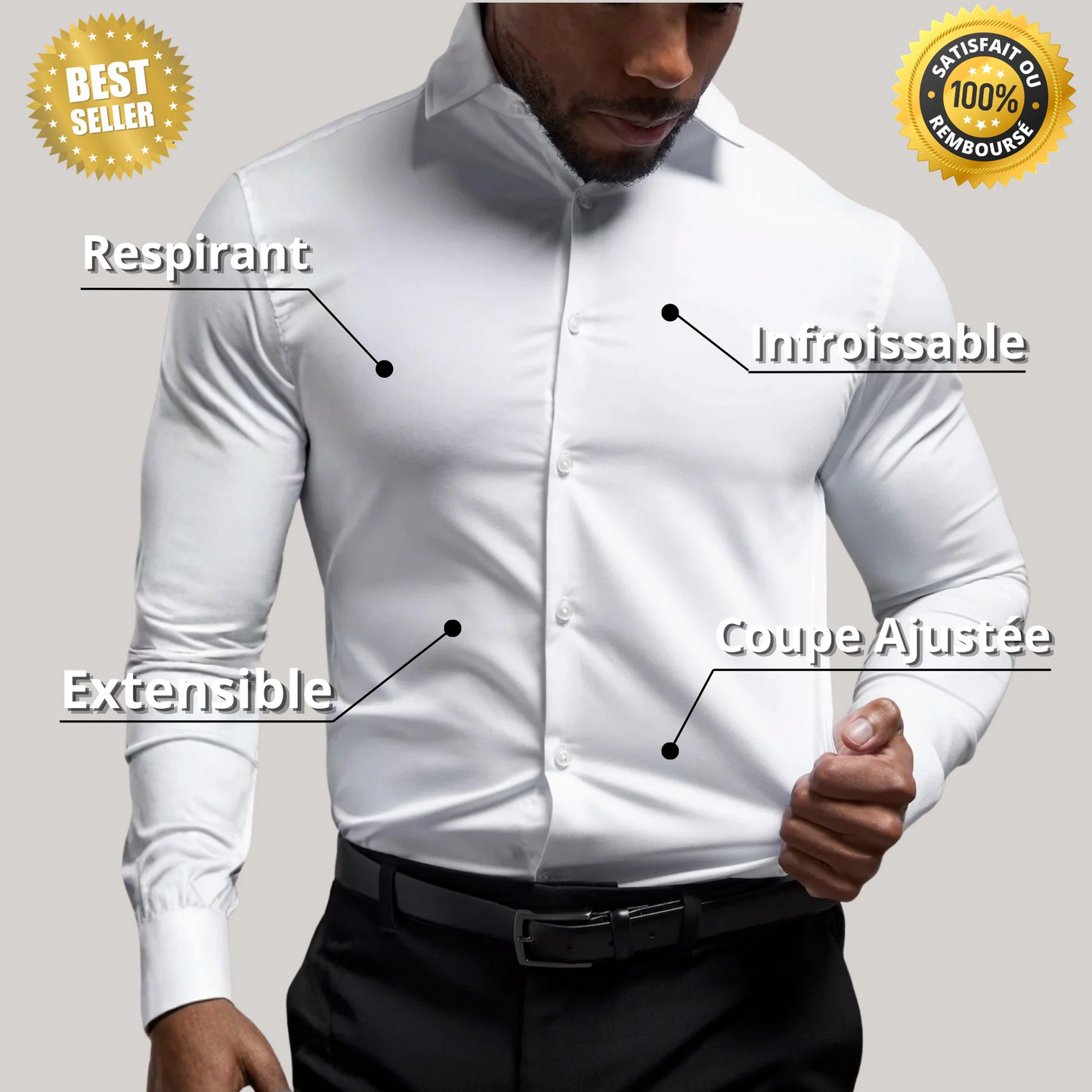 Chemise Infroissable - Zenvora